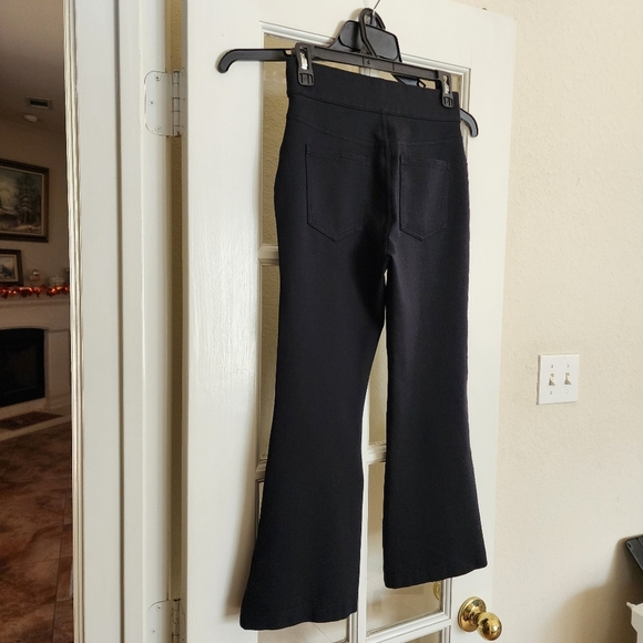 Spanx The Perfect Black Pant Bootcut Ponte Leggings Size Small Black - Picture 4 of 11